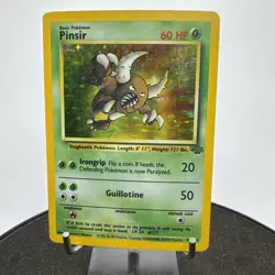 1999 Jungle Set Pinsir Holo 9/64 Rare WOTC Pokemon Card TCG -Original - Image 2