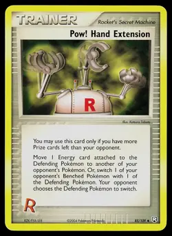Pokemon Card - Pow! Hand Extension Team Rocket Returns 85/109 Uncommon - Image 1