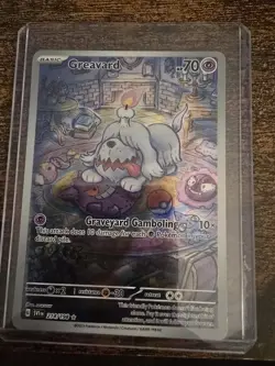 Pokemon TCG Greavard Illustration Rare Card 214/198 Scarlet & Violet Base Set NM - Image 1