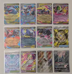 12 Card Lot of brand new Pokemon Mega Evolutions set in near mint condition - Image 1