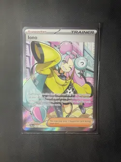 Pokemon TCG Iono Sv02 Paldea Evolved Holo Ultra Rare Card 254/193 NM Condition - Image 1