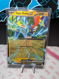 Tapu Koko ex 051/159 Holo Shiny Pokemon TCG Card Journey Together 2025 NM - Image 1