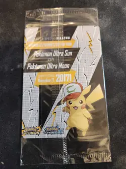 SEALED Ash’s Pikachu TCG SM108 2017 Promo Card Pokemon "I Choose You" One Card - Image 2