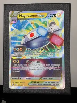 Magnezone Vstar 057/196 Lost Origin Ultra Rare Full Art Holo Card Pokemon TCG NM - Image 1