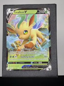 Leafeon V 013/159 Crown Zenith Ultra Rare Full Art Holo Card Pokemon TCG NM - Image 1