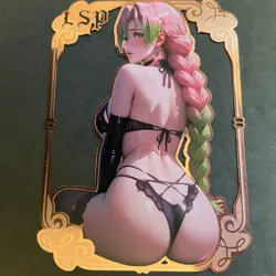 Goddess Story Gold METAL Card - Serial Number #/200! Anime Girl Bikini Mitsuri - Image 1
