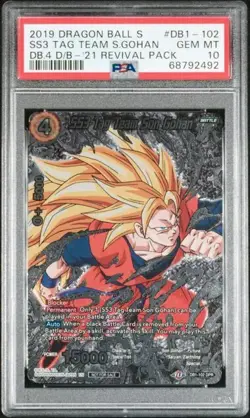 PSA 10 GEM MINT | SS3 Tag Team Son Gohan DB1-102 DPR Dragon Ball Super Card - Image 1