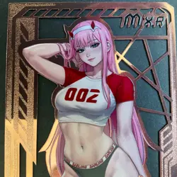Maiden Party Series #5 Metal Serial Number Card #110/200! Goddess Story Zero Two - Image 4