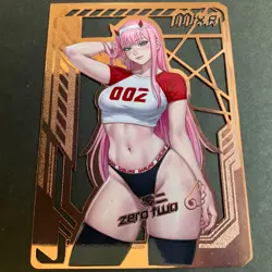 Maiden Party Series #5 Metal Serial Number Card #110/200! Goddess Story Zero Two - Image 5