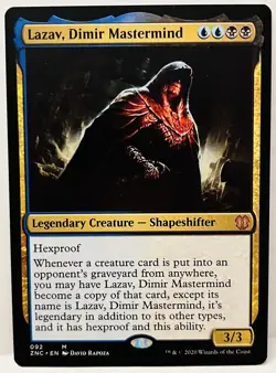 MTG Lazav, Dimir Mastermind -#92-Commander: Zendikar Rising- Regular-NM - Image 1