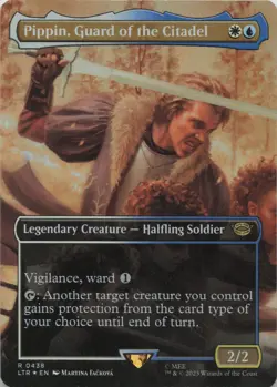 Pippin, Guard of the Citadel (Borderless) - FOIL - R Universes Beyond: The Lord - Image 1