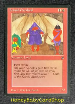 MTG Legends 1994 Kobold Overlord M/NM Card LEG Rare Old School 93/94 - Image 2