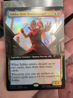 MagicCon Atlanta Promo Sokka, Bold Boomeranger Foil - Image 1