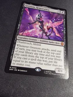 MTG Marvel Spiderman Gwenom Remorseless Non Foil 0256 - Image 2