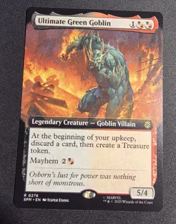 Ultimate Green Goblin (Extended Art) 276 MTG Marvel's Spider-Man Non-Foil NM/M - Image 1