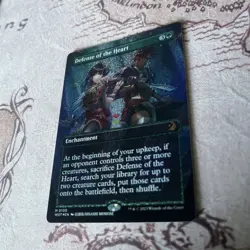 1X NM Defense of the Heart Confetti Foil Wilds of Eldraine Enchanted Tales - Image 3