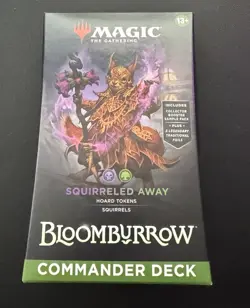 Bloomburrow Commander Deck - Squirreled Away MTG Sealed Magic The Gathering - Image 1