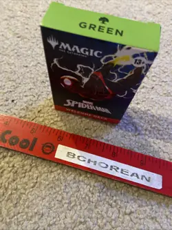 Pax West 2025 Magic the Gathering Spiderman Welcome Deck Morales Green Deck - Image 1