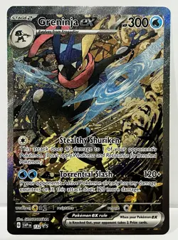 Greninja ex -132 SVP Black Star Promos NM, English Pokemon Full Art Holo - Image 1