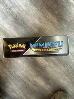 POKEMON TCG Mimikyu Premium PIN Collection Factory Sealed Box-3 Booster Packs - Image 3