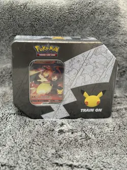 Pokemon TCG Celebrations Lances Charizard V Tin Factory Sealed 25th Anniversary - Image 3