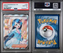 2025 POKEMON BLACK BOLT EN FENNEL ULTRA RARE #162 PSA 10 - Image 3