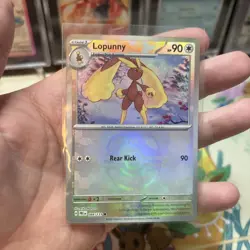 Pokemon Lopunny 84/131 Prismatic Evolutions Masterball Near Mint NM - Image 1