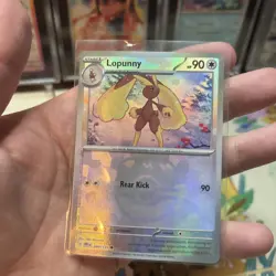 Pokemon Lopunny 84/131 Prismatic Evolutions Masterball Near Mint NM - Image 2