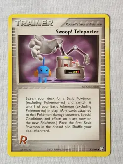 NM Swoop! Teleporter - Non Holo 92 Team Rocket Returns Pokemon TCG - Image 1