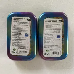Pokemon TCG Scarlet & Violet Prismatic Evolutions Mini Tins Lot Of 2 SEALED - Image 2