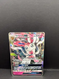 Pokemon TCG Sylveon GX Guardians Rising Holo Full Art Ultra Rare - Image 1