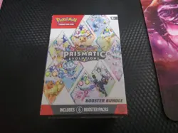 Sealed Pokemon TCG Prismatic Evolutions Booster Bundle 6 Packs 2025 - Image 1