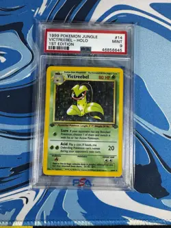 1999 Pokemon Jungle 1st Edition 14/64 Victreebel Holo PSA 9 MINT - Image 1