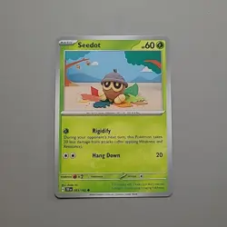 Seedot - Temporal Forces - 003/162 - Pokemon TCG - Crochet Asako Ito NM - Image 1