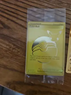 2021 Pokemon 25th Anniversary GOLD Pikachu and Trainer Poke Ball See Desc. - Image 4