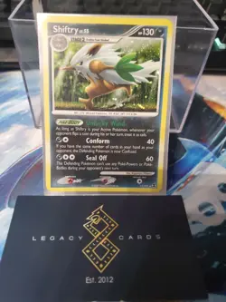 POKEMON SHIFTRY LV.55 13/111 RISING RIVALS RARE HOLO NEAR MINT - Image 1