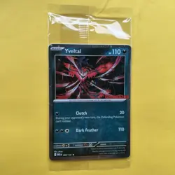 Sealed Yveltal 088/132 Reverse Holo Mega Evolution Pokemon GAMESTOP PROMO - Image 1