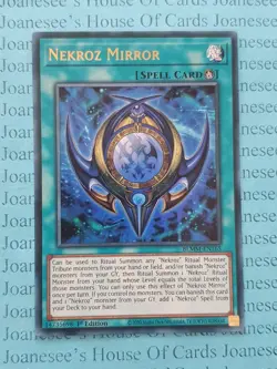 BLMM-EN165 Nekroz Mirror Ultra Rare Yu-Gi-Oh Card 1st Edition New - Image 1
