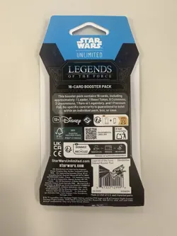 Legend Of The Force Star Wars Unlimited 16 Card Booster Pack - Image 2
