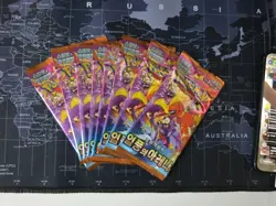 8x Pokemon Card Heat Wave Arena (Destined Rivals) SEALED Korean Booster sealed - Image 1