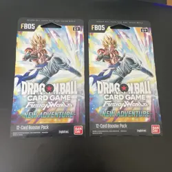 Dragon Ball Super Fusion World New Adventure 12 Card Booster Pack FB05, SET of 2 - Image 1