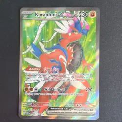 Pokemon Koraidon EX 231/198 Scarlet Violet Base Card Near Mint Condition - Image 1