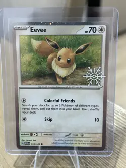 Glaceon ex 26/131 Holiday Snowflake Stamp Promo Pokemon Card Holo Full Art NM - Image 4