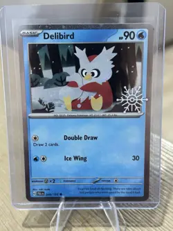 Glaceon ex 26/131 Holiday Snowflake Stamp Promo Pokemon Card Holo Full Art NM - Image 5