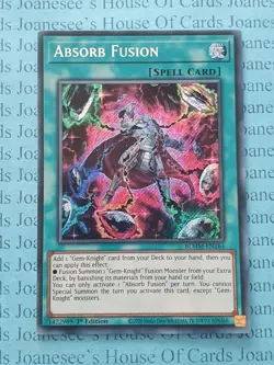 BLMM-EN164 Absorb Fusion Secret Rare Yu-Gi-Oh Card 1st Edition New - Image 1