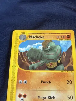 Machoke 085/165 Expedition Base Set Regular Pokemon card played - Image 3