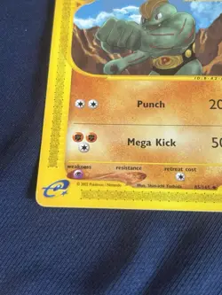 Machoke 085/165 Expedition Base Set Regular Pokemon card played - Image 4