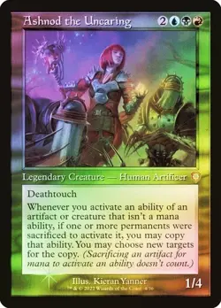 mtg magic Ashnod the Uncaring FOIL retro ENGLISH Ashnod l'Indifferente - Image 1