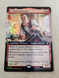 J. Jonah Jameson - #261 Foil (Extended Art) Marvel's Spider-Man - Mtg - Image 1