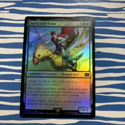 Bartz and Boko Final Fantasy Foil Mtg Magic The Gathering - Image 1